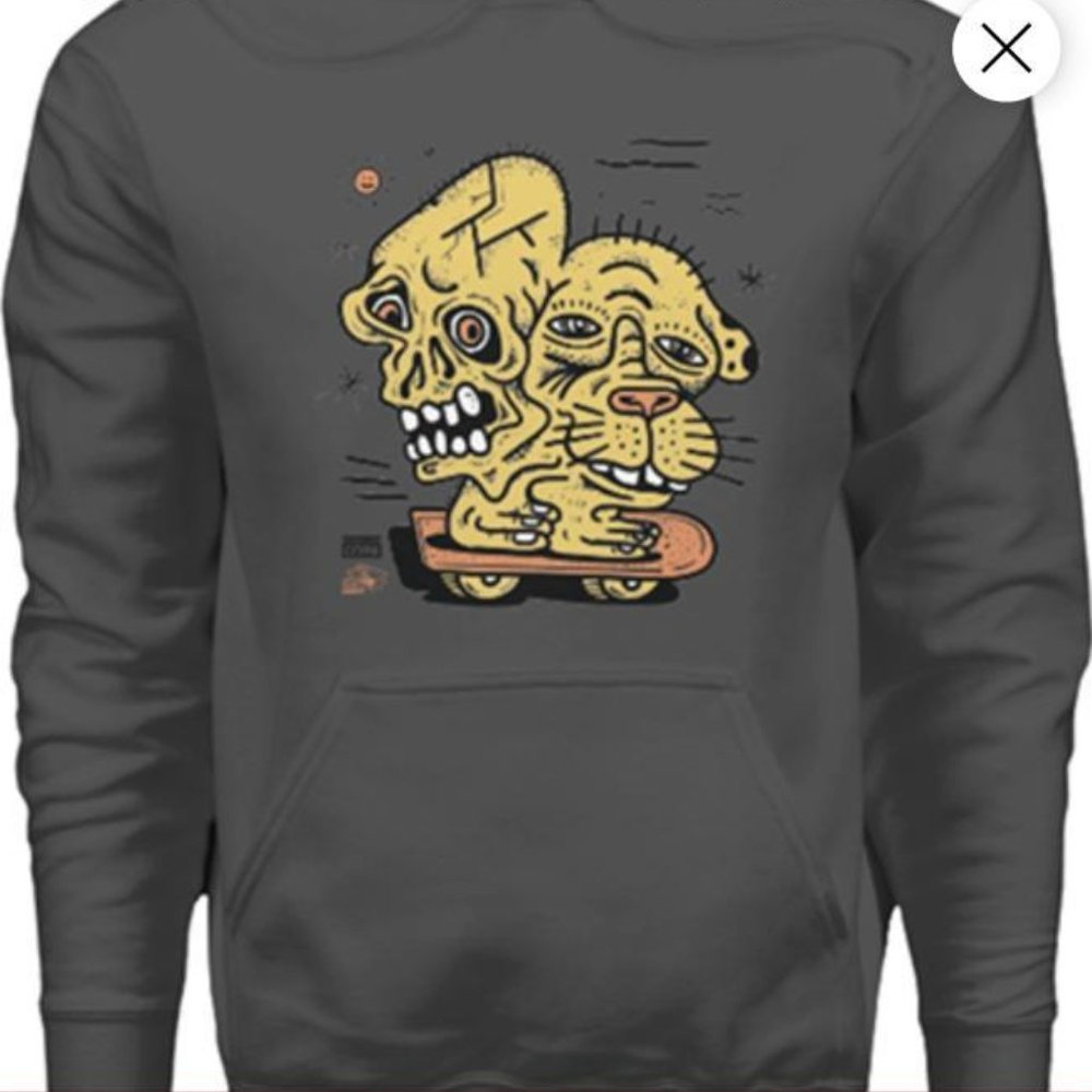 ✨NEW✨ RARE Limited Edition Converse x Dolan Stearns Black Skateboard Art Hoodie